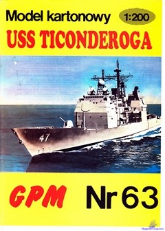 Missile Cruiser USS Ticonderoga